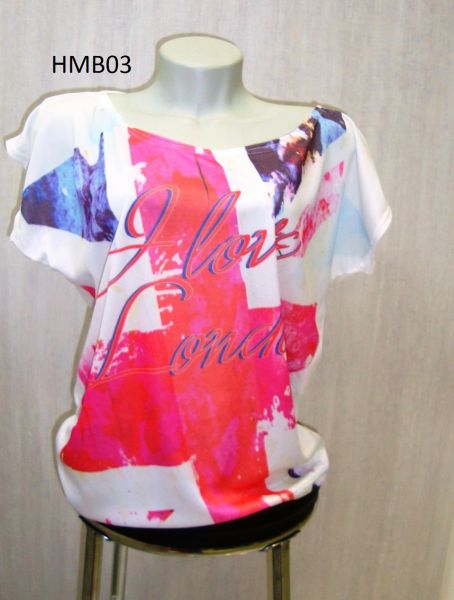 BLUSA MANGA SUBLIMADA