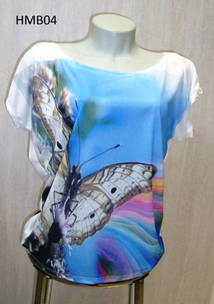 BLUSA MANGA SUBLIMADA